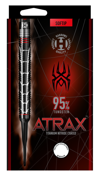 Harrows Atrax Softdarts Verpackung